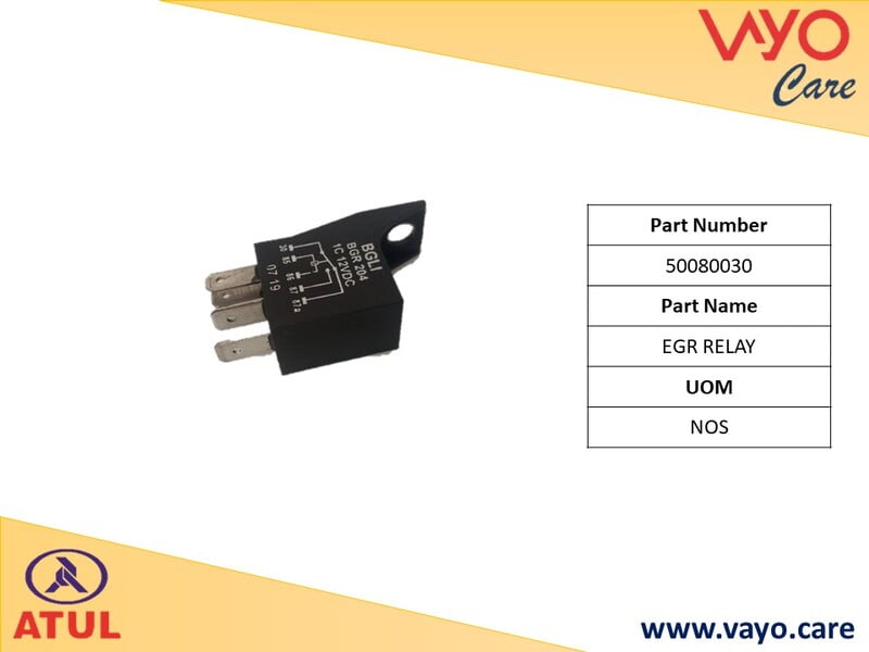 EGR RELAY - 50080030 - GEM CARGO