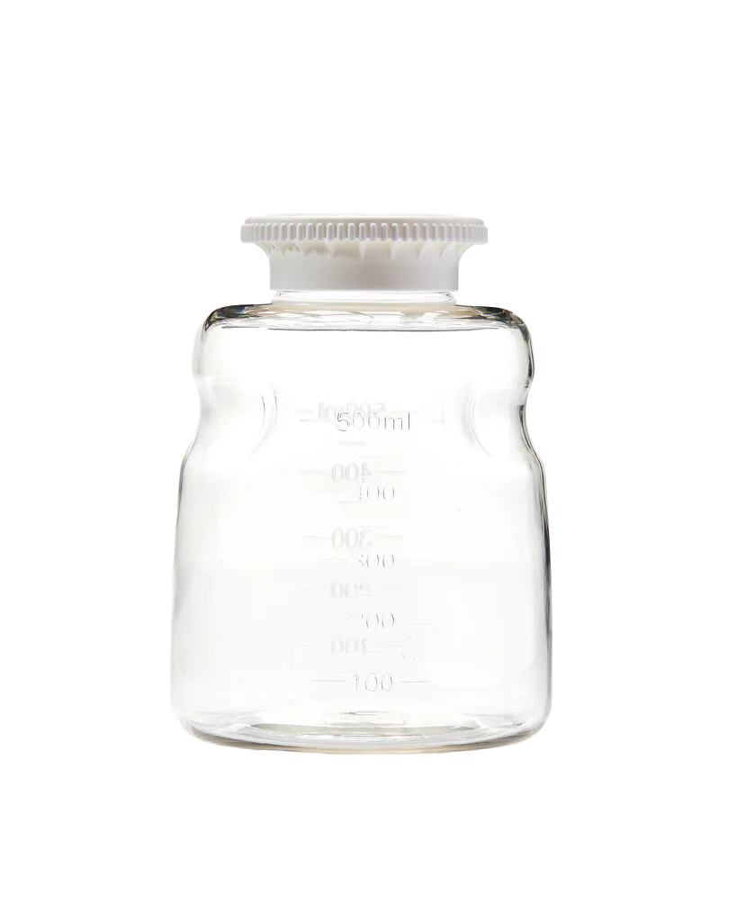 Autofil® Polystyrene Media Storage Bottles SECUREgrasp GL45 Cap 500 mL 24/CS