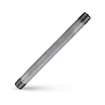 GALVANIZED THREATED PIPE PIPEGT THREADG-1/2"X60cm