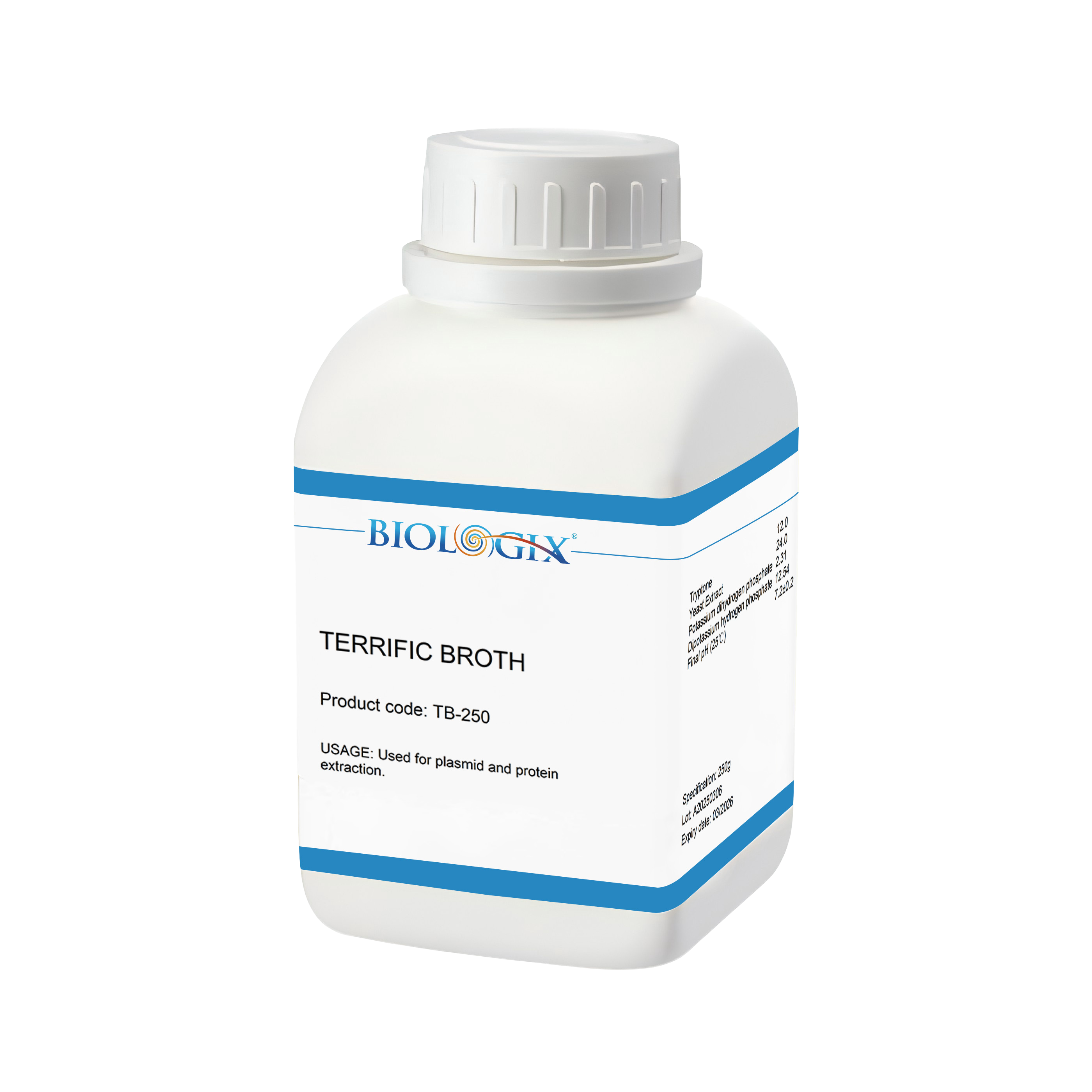 TB Medium Powder 250g/bottle