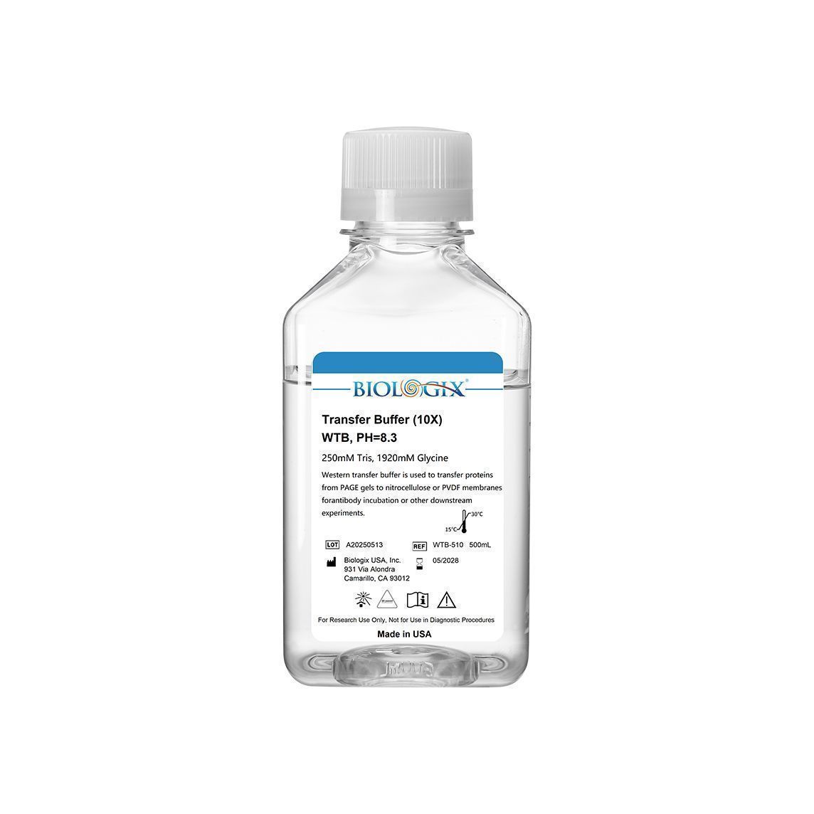 Western Transfer Buffer (10x) 500mL