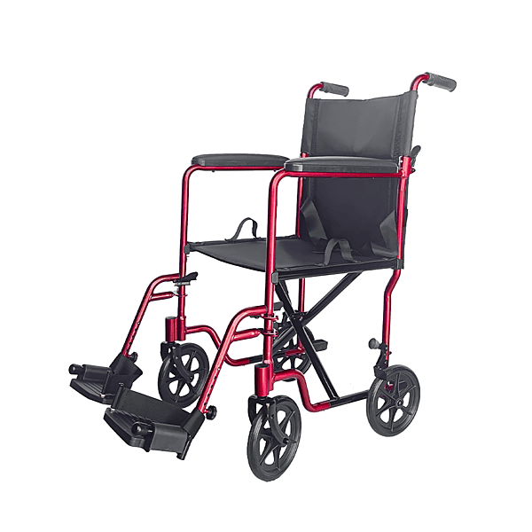 Lightweight alu transport chair 5014RD Lightweight alu transport chair 5014RD