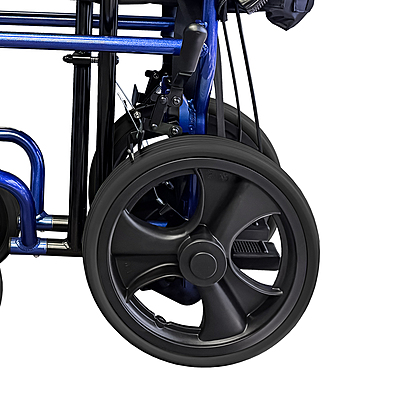 Lightweight Transport Chair – 5015BL With Black Wheels