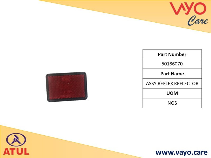 ASSY REFLEX REFLECTOR - 50186070 - GEM CARGO