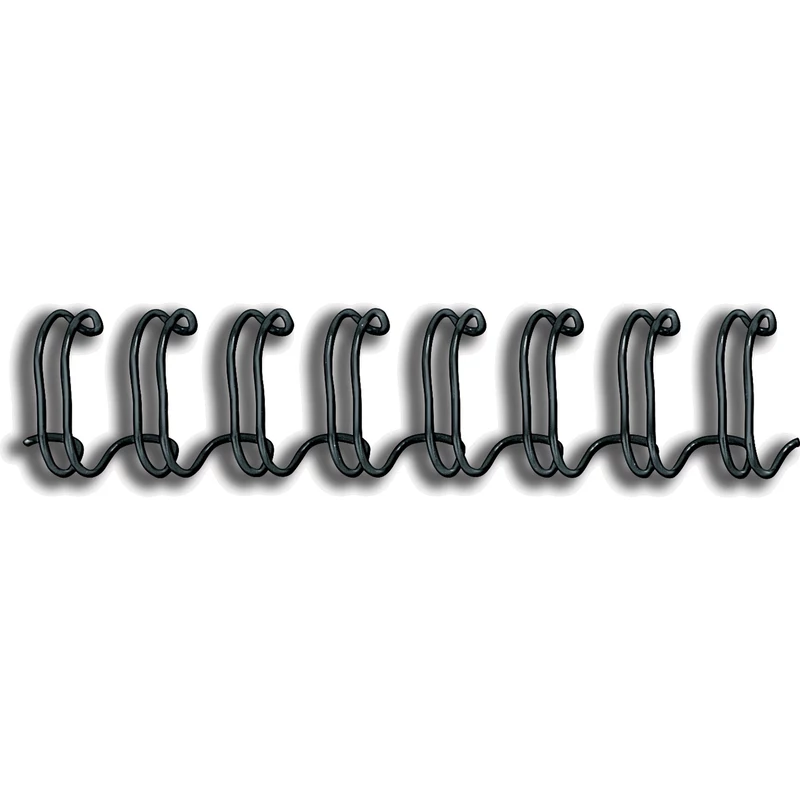 Fellowes Wire Binding Combs 11mm 34 Loop 100 Sheet Capacity Black Pack Of 100