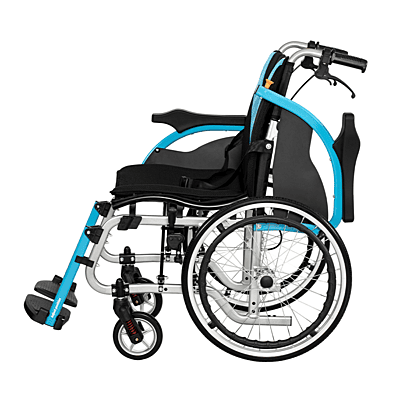 5020BL 20" lightweight wheelchair w/flip-up arms