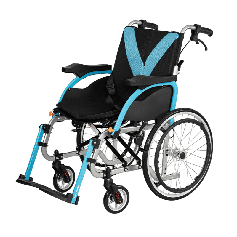 5020BL 20" lightweight wheelchair w/flip-up arms