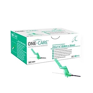 Medivena ONE-CARE® Safety Blood Collection Needle – 1¼ Inch, Without Holder