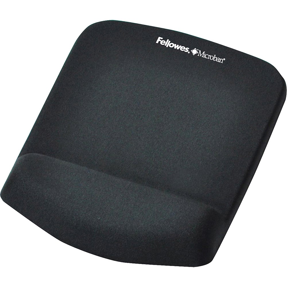 Fellowes PlushTouch  Mouse Pad Wrist Rest  Black