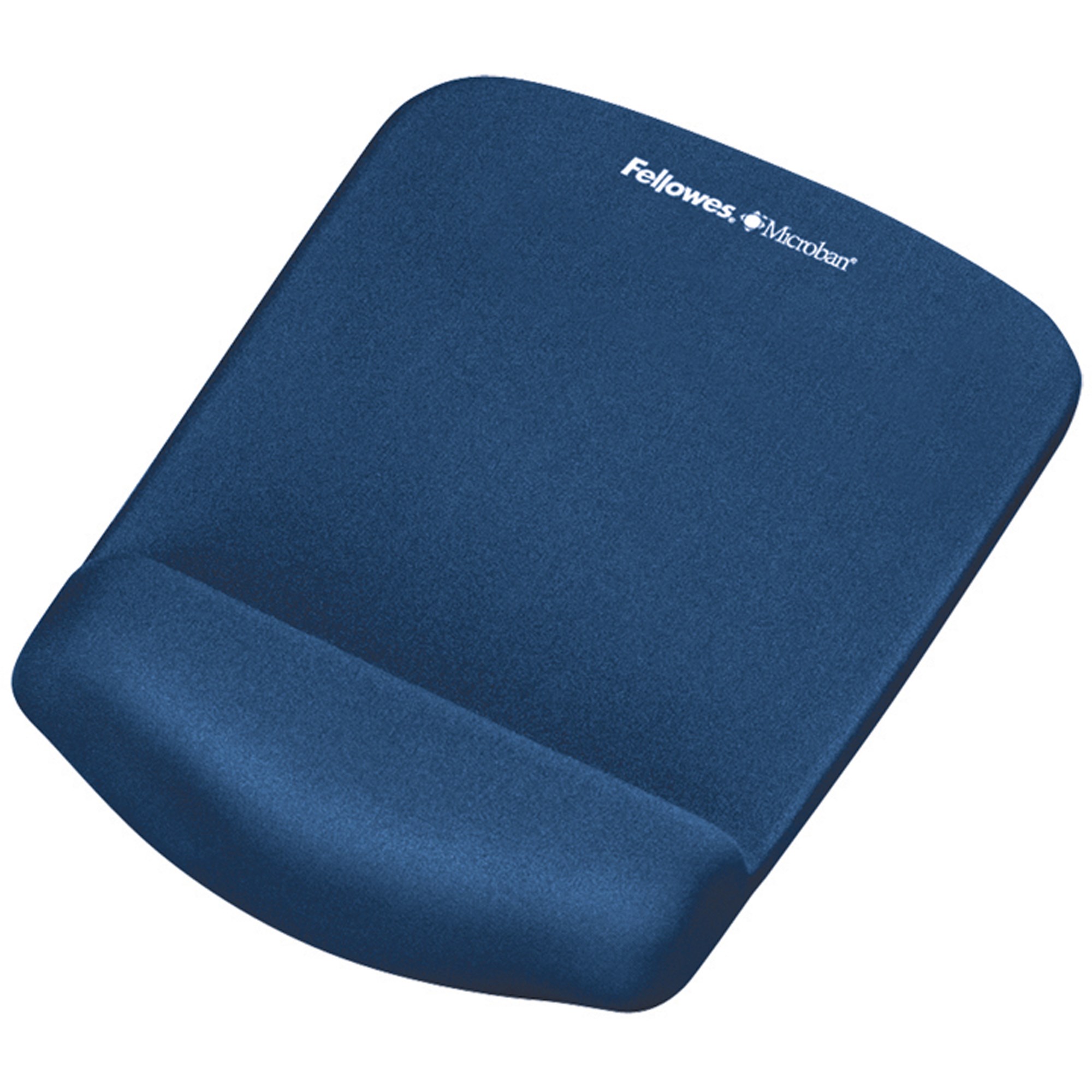 Fellowes PlushTouch  Mouse Pad Wrist Rest  Blue