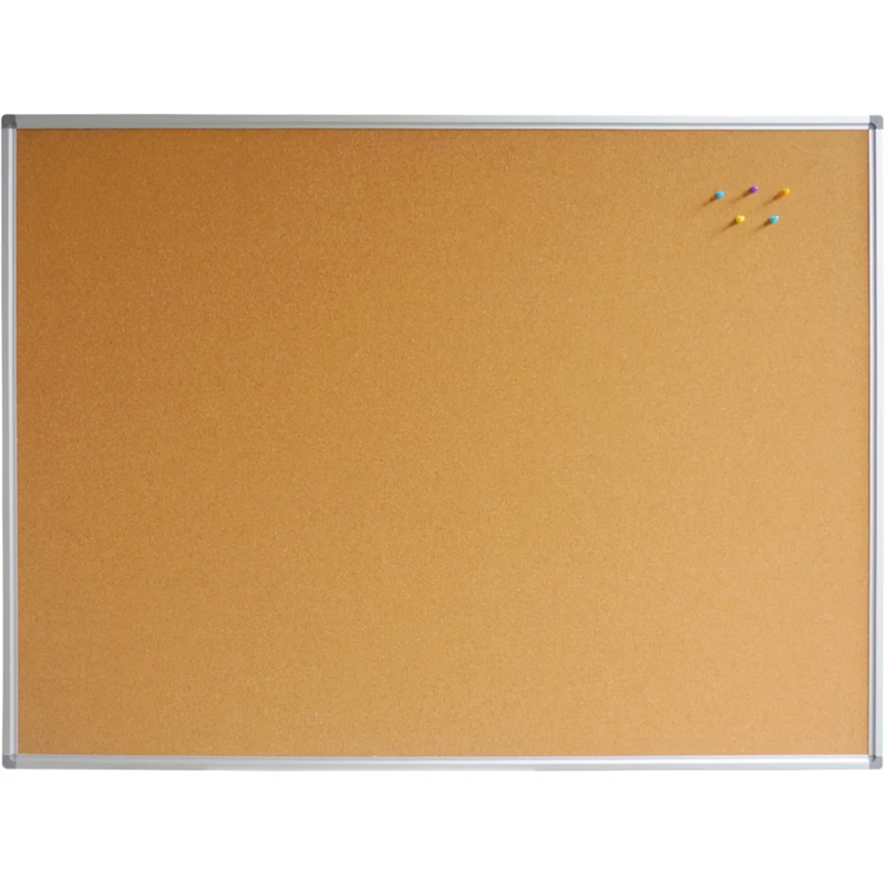 Rapidline Corkboard 900W x 15D x 600mmH Aluminium Frame