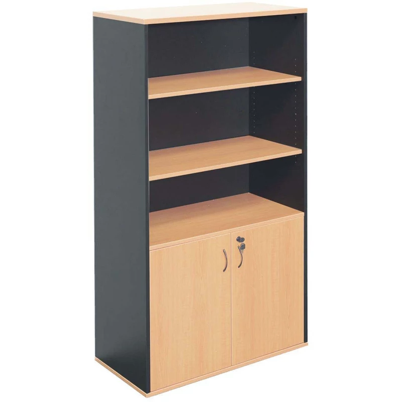 Rapidline Rapid Worker Lockable Wall Unit 900W x 450D x 1800mmH Beech And Ironstone