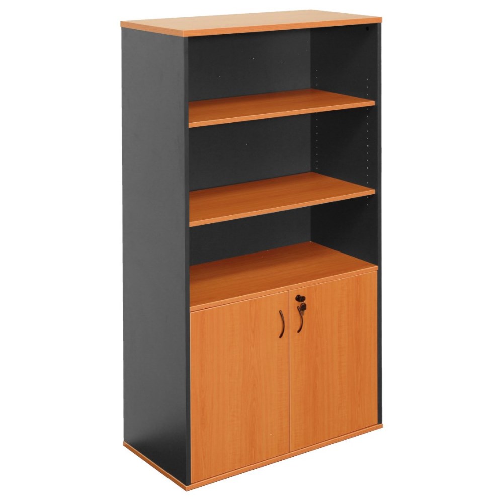 Rapidline Rapid Worker  Lockable Wall Unit 900W x 450D x 1800mmH Cherry And Ironstone