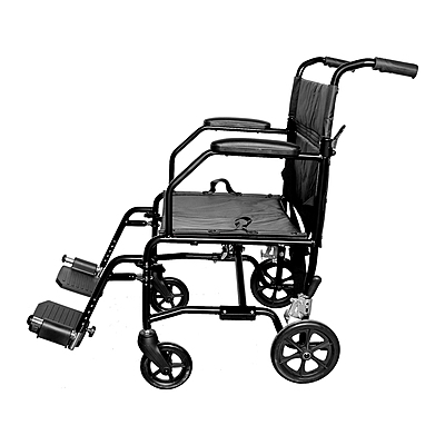 5023BK Lightweight Transport Chair with 20" Seat