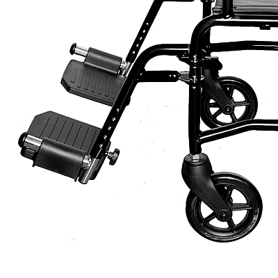 5023BK Lightweight Transport Chair with 20" Seat