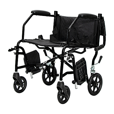 5023BK Lightweight Transport Chair with 20" Seat