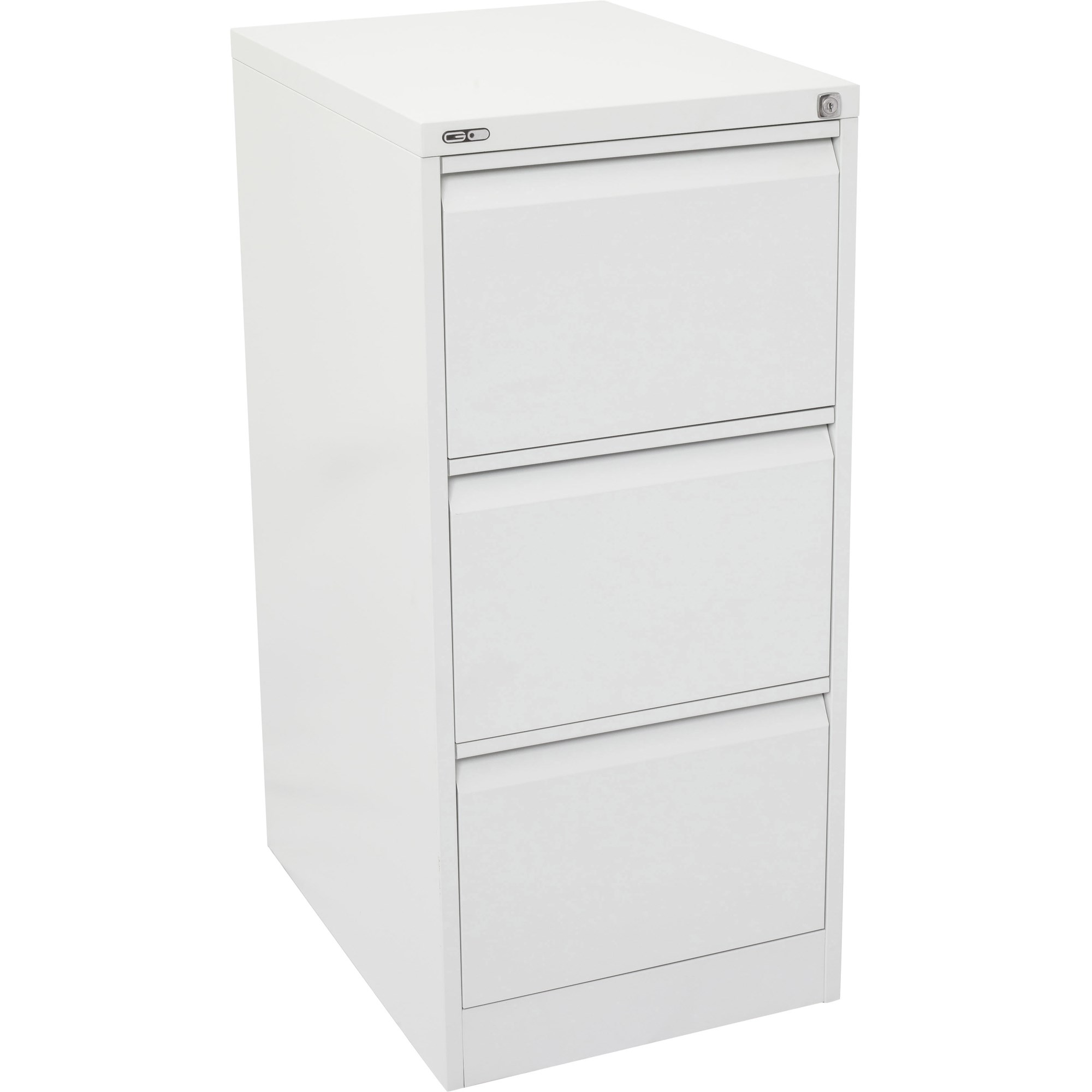 Rapidline Go Vertical Filing Cabinet 3 Drawer 460W x 620D x 1016mmH White