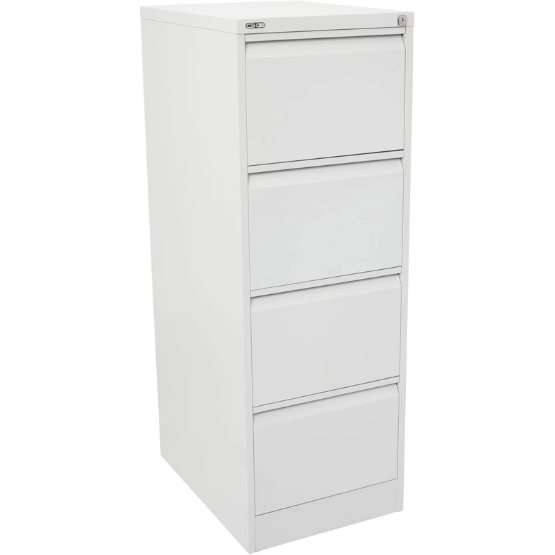 Rapidline Go Vertical Filing Cabinet 4 Drawer 460W x 620D x 1321mmH White