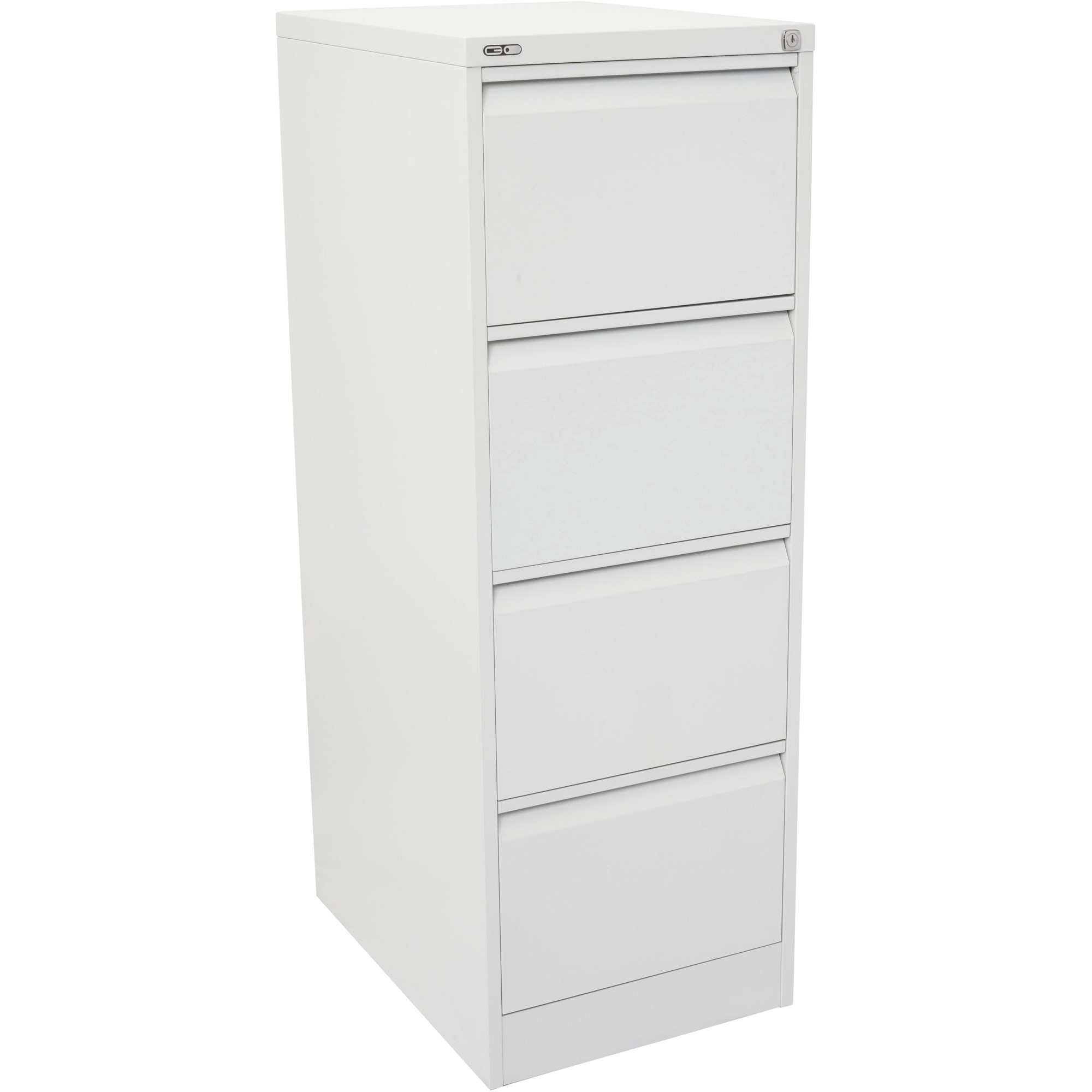 Rapidline Go Vertical Filing Cabinet 4 Drawer 460W x 620D x 1321mmH White