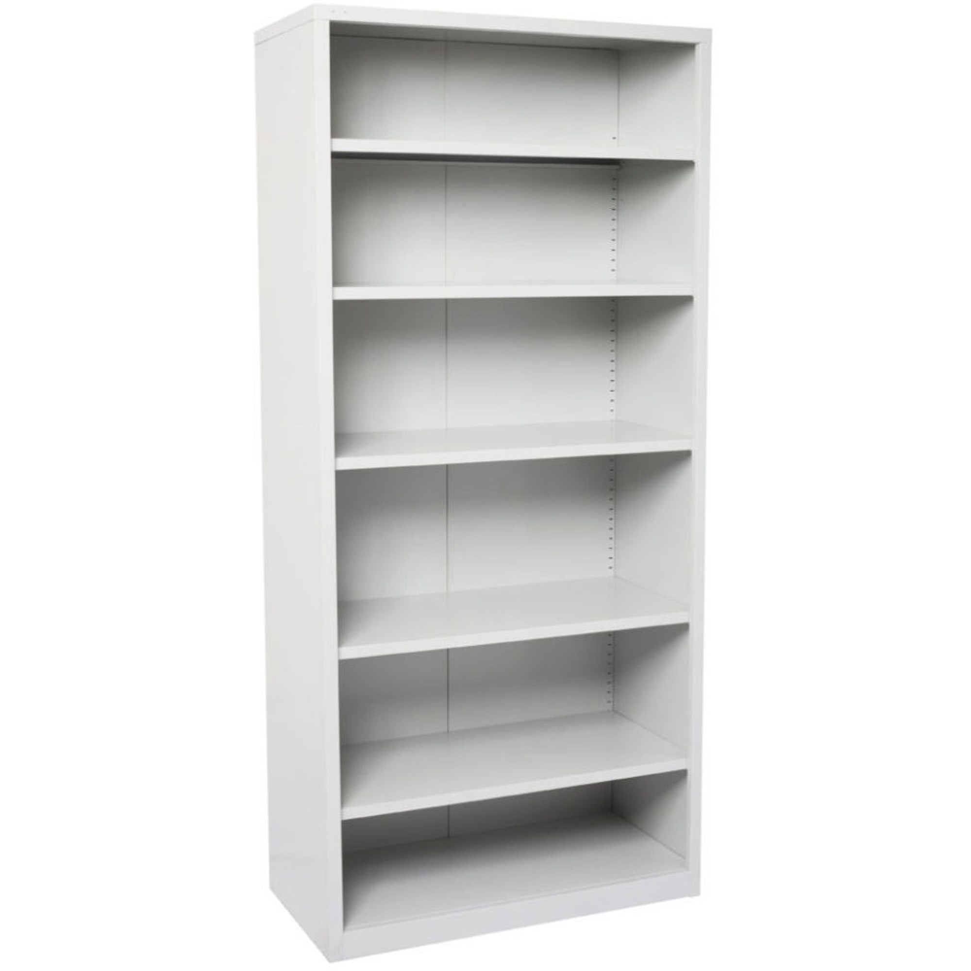 Rapidline Shelving Unit 5 Adjustable Shelves 900W  x 400D x 2200mmH Silver Grey