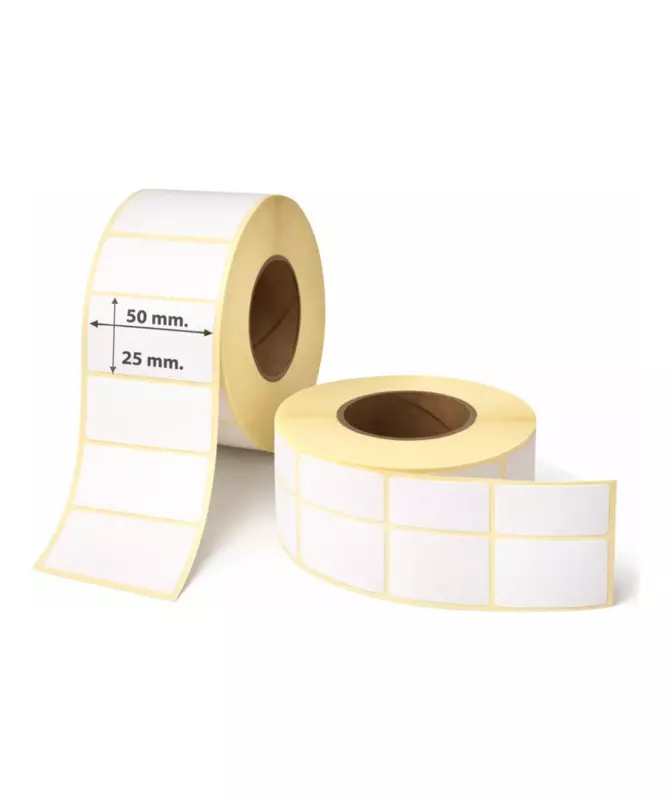ML ETI.AUT. SIN IMP. 50x25 BOPP 1B. Rx1000