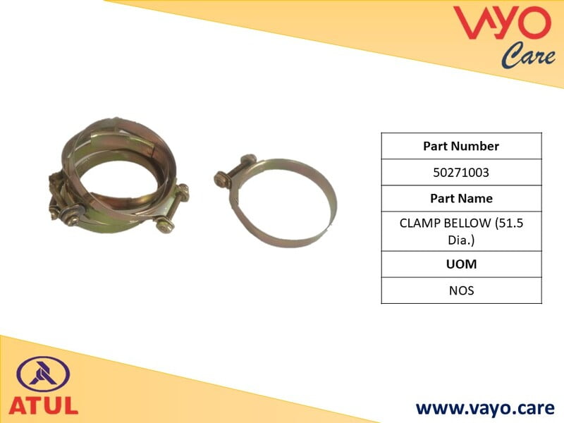 CLAMP BELLOW (51.5 DIA.) - 50271003 - GEMINI ULTRA