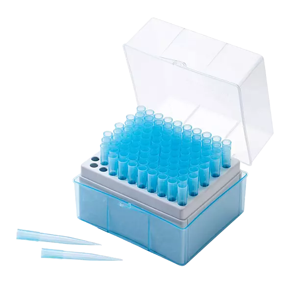 1000μl Universal Pipette Tips,  PP,  Racked,  Sterile,  DNase & RNase free,  Blue,  100 Pieces/Rack,  6 Racks/Pack,  10 Packs/Case
