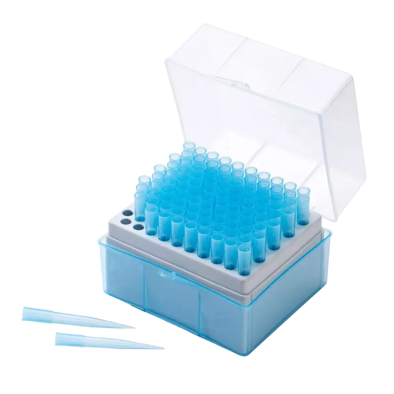1000μl Universal Pipette Tips,  PP,  Racked,  Sterile,  DNase & RNase free,  Blue,  100 Pieces/Rack,  6 Racks/Pack,  10 Packs/Case