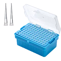 10μl Universal Pipette Tips, PP, Racked, Sterile, DNase & RNase free, Clear