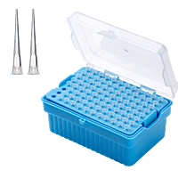 10μl Universal Pipette Tips, PP, Racked, Sterile, DNase & RNase free, Clear