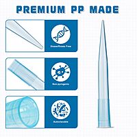 1000μl Universal Pipette Tips,  PP,  Racked,  Sterile,  DNase & RNase free,  Blue,  100 Pieces/Rack,  6 Racks/Pack,  10 Packs/Case