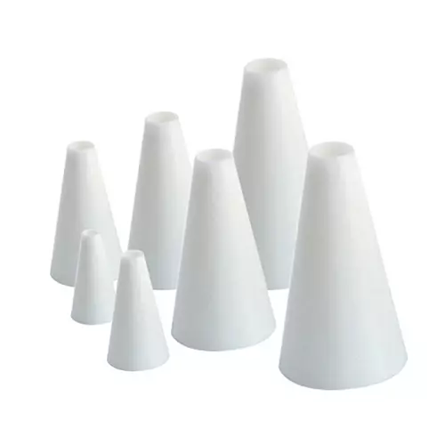 Plain mouth decorating tube set