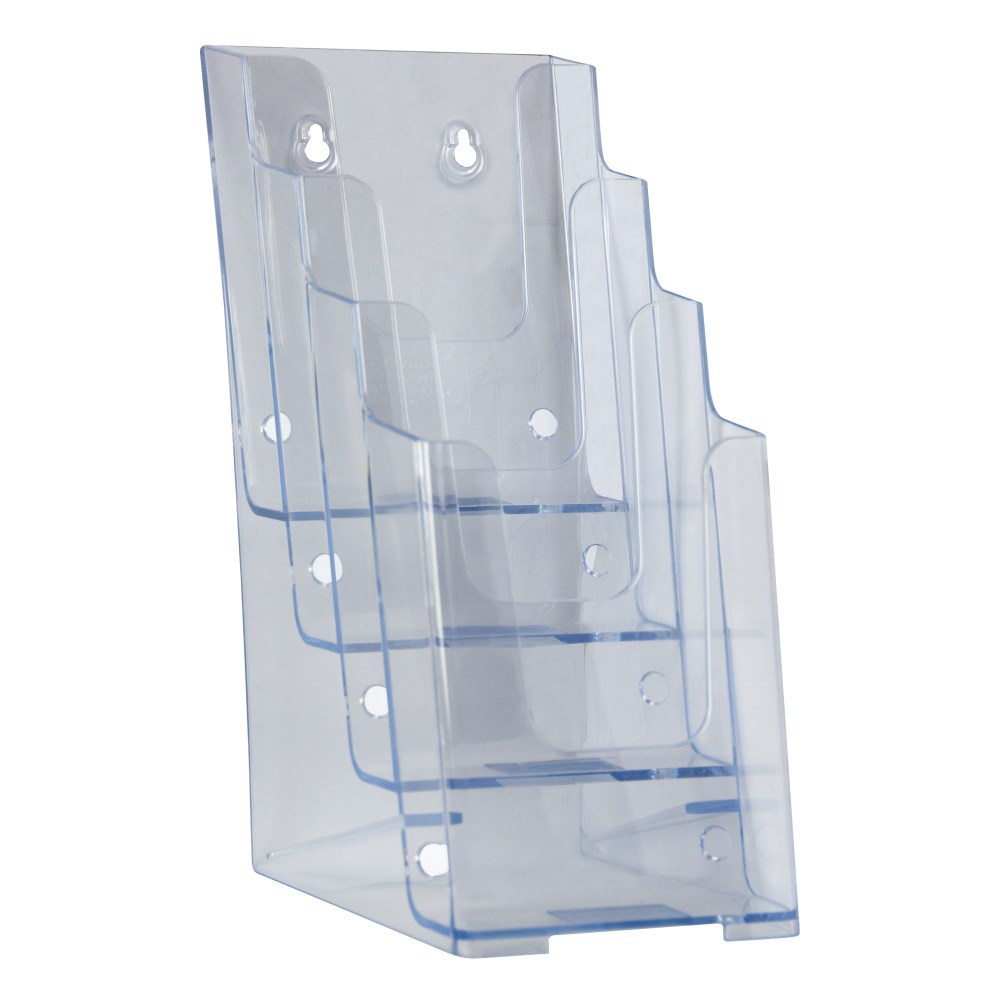 Deflecto Brochure Holder Dl 4 Tier Free Standing And Wall Mount