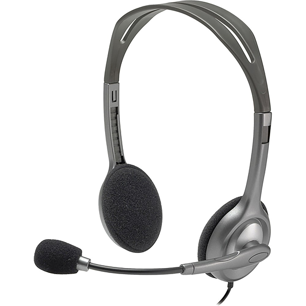 Logitech H110 Stereo Headset Black