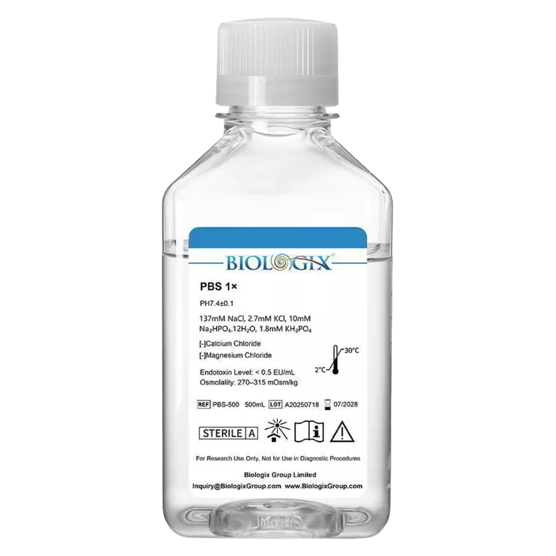 PBS Buffer (1x) Low Endotoxin 500mL
