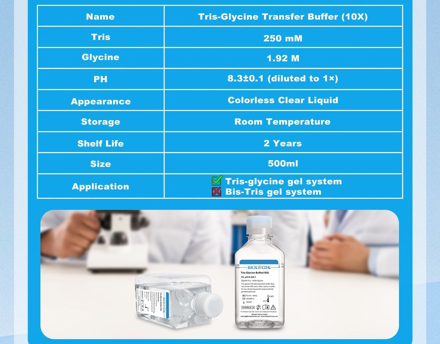 TG Buffer (10x) 500mL