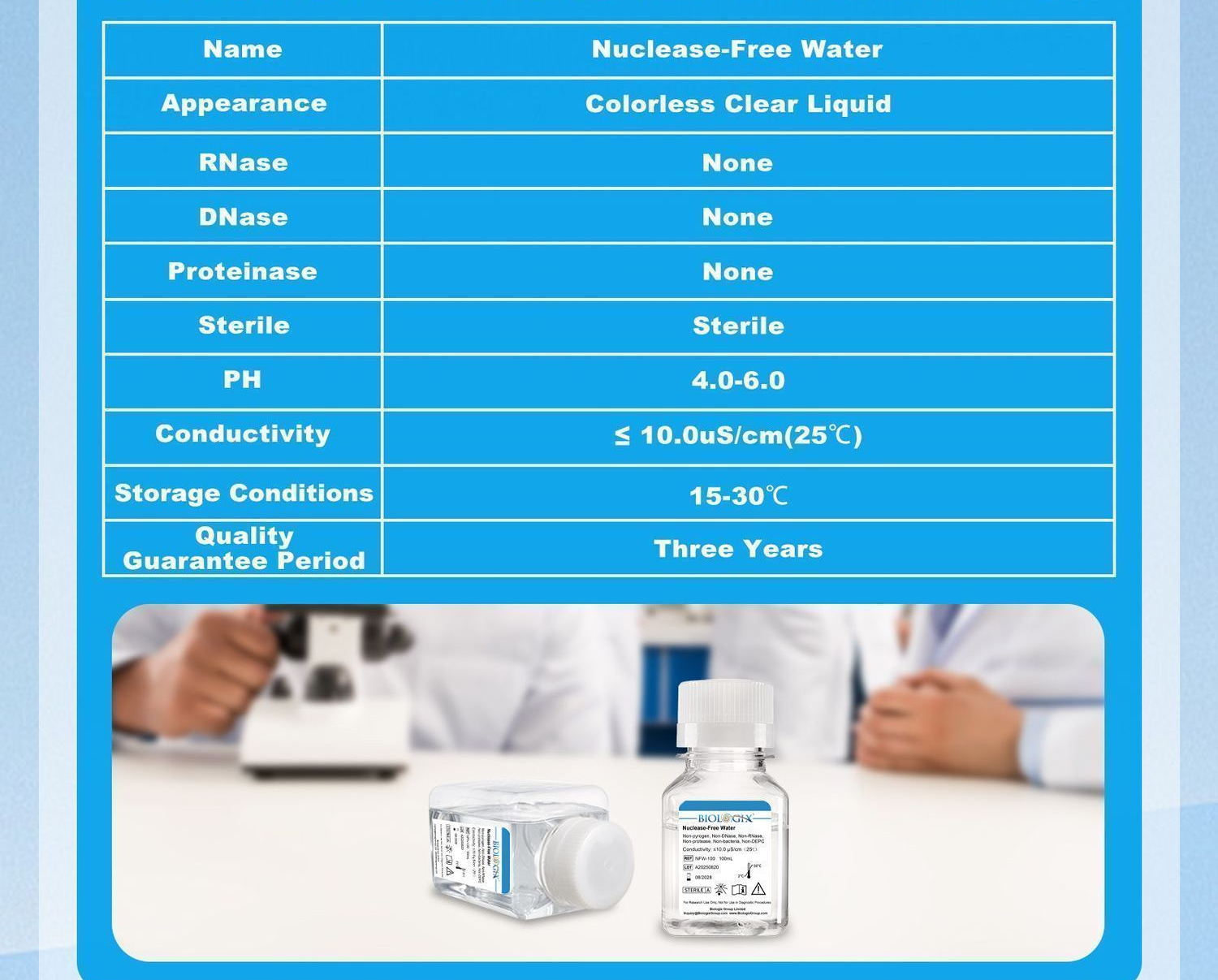 Nuclease-Free Water 100mL