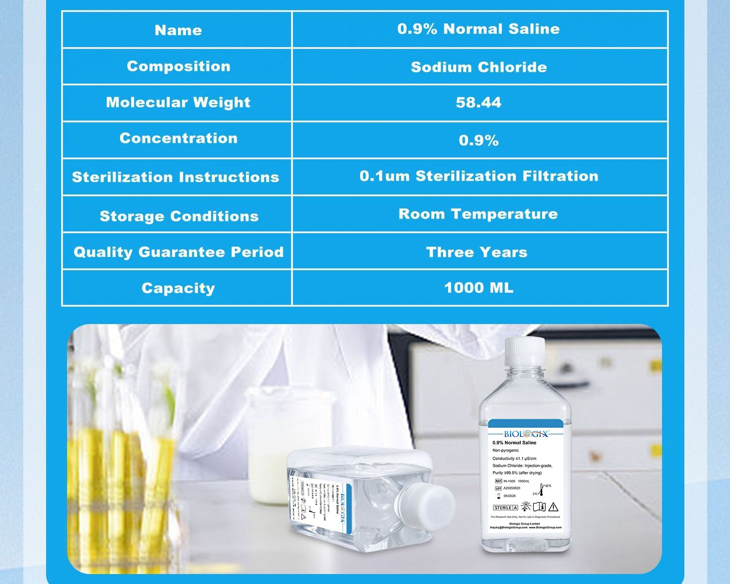 0.9% Normal Saline 1000mL
