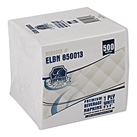 Empress Elite Beverage Napkin 9 X 9, White, 1-ply 8 / 500 cs