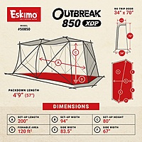 Eskimo Outbreak 850XDP Shelter Eskimo Outbreak 850XDP Shelter