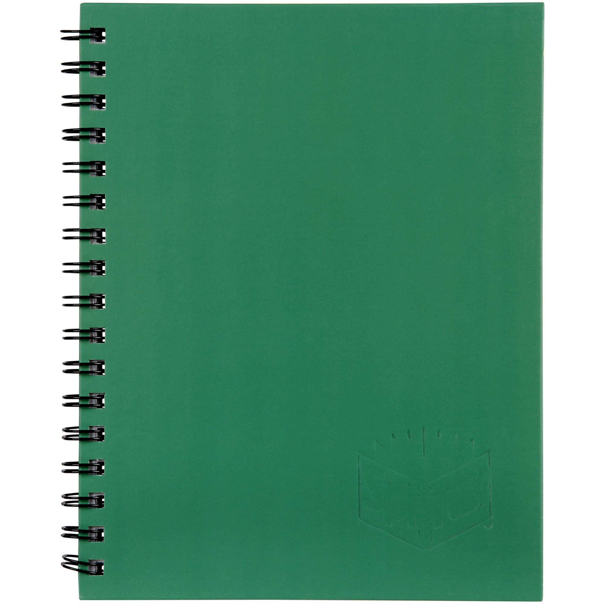 Spirax 511 Hard Cover Notebook A5 Ruled 200 Page Side Opening Green