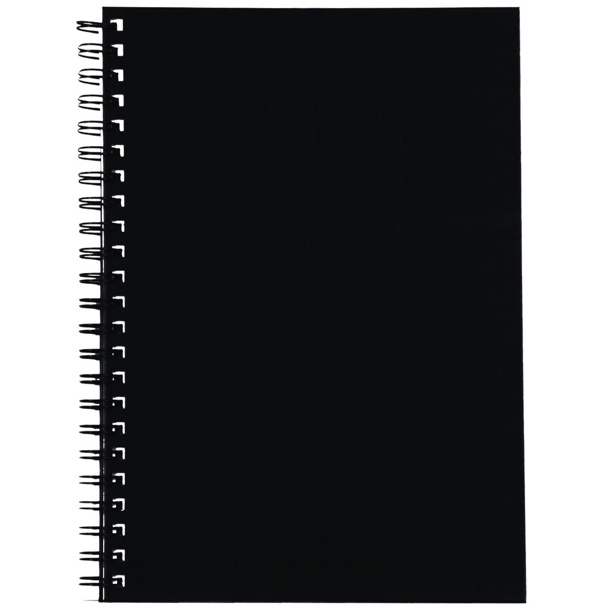 Spirax 512 Hard Cover Notebook A4 Ruled 200 Page Side Opening Black