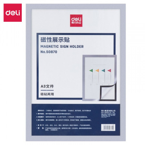 DELI 50870 MAGNETIC FRAME/SIGN HOLDER A3