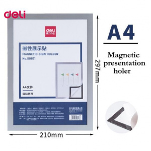 DELI 50871 MAGNETIC FRAME/SIGN HOLDER A4