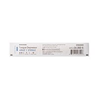 McKesson Tongue Depressor Senior 6" Sterile Wood Individually Wrapped
