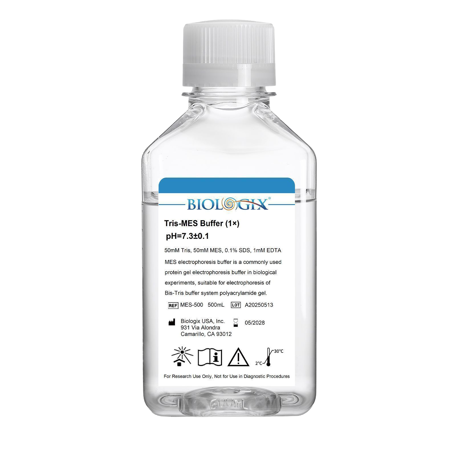 TRIS-MES Buffer (1x) 500mL