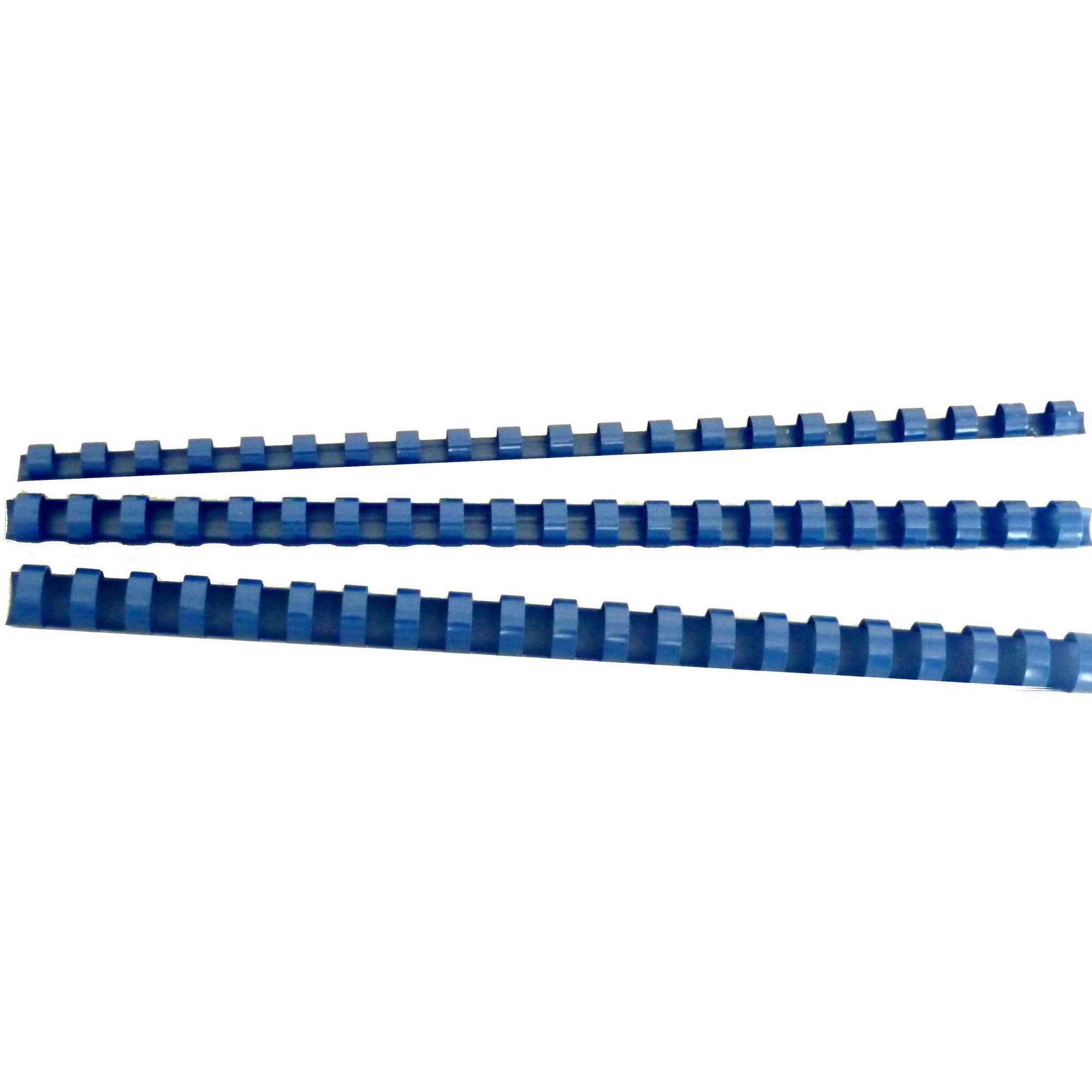 GBC Plastic Binding Comb 6mm 21 Loop 25 Sheets Capacity Blue Pack  Of 100