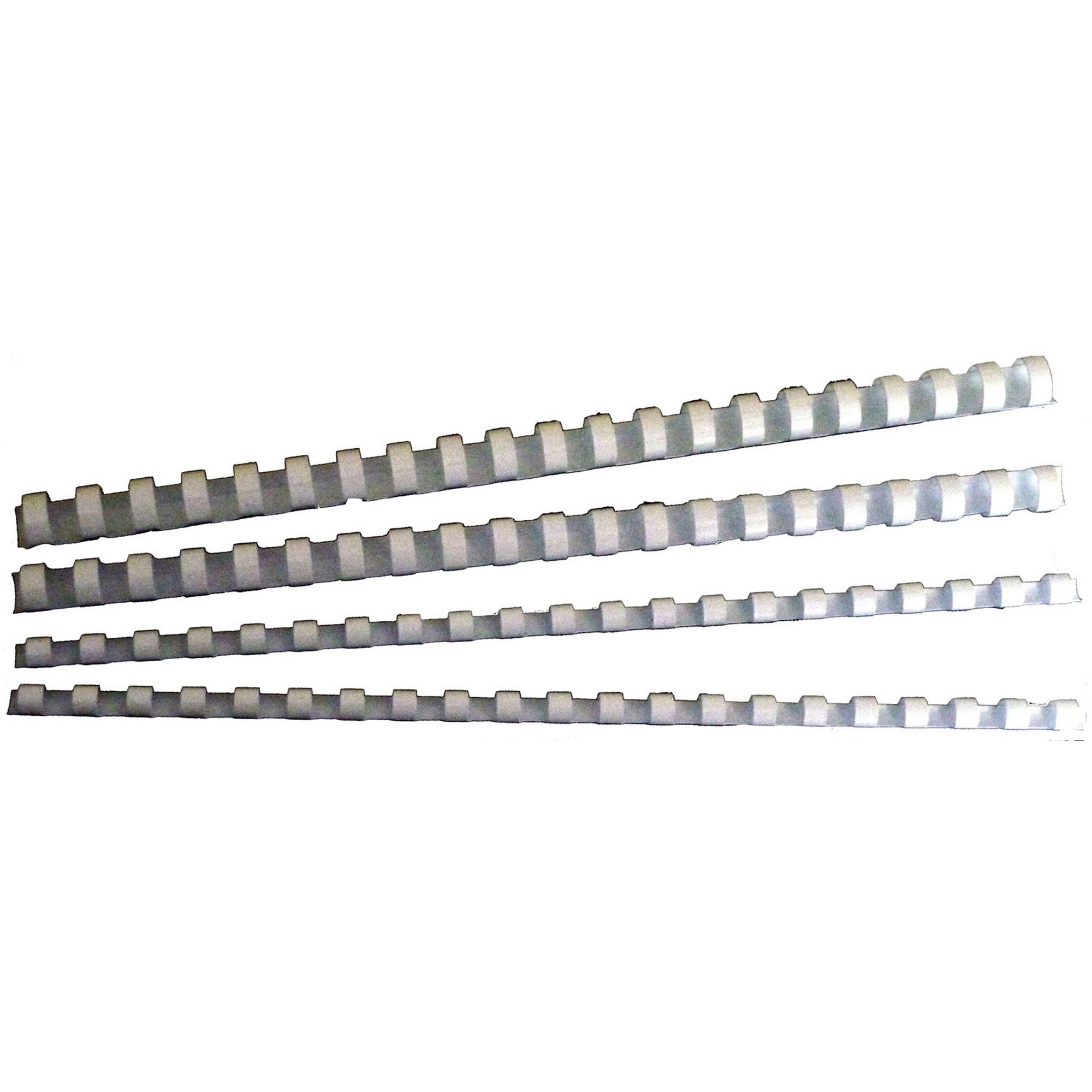 GBC Plastic Binding Comb 6mm 21 Loop 25 Sheets Capacity White Pack  Of 100