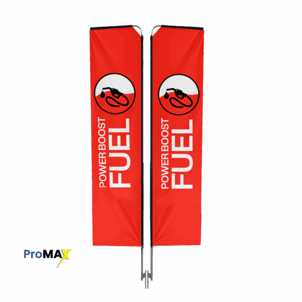ProMAX Telescopic Banner 4m Double sided, Complete