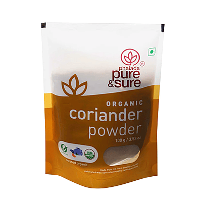 PURE&SURE - ORGANIC CORIANDER POWDER 100GM
